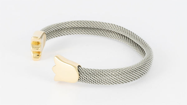 Conjunto Tous en oro amarillo 18k y acero - Mayka Jewels