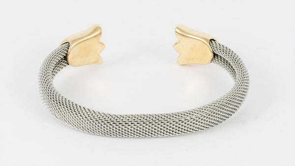 Conjunto Tous en oro amarillo 18k y acero - Mayka Jewels
