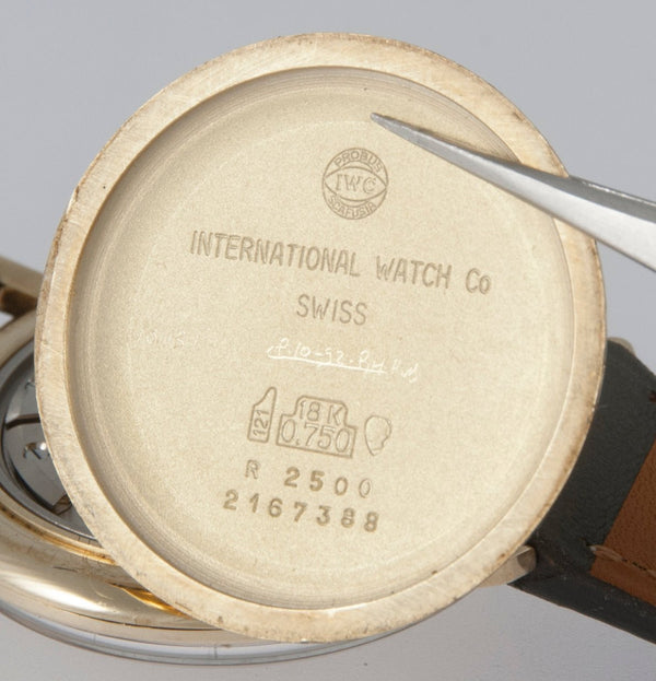 IWC Vintage Yellow Gold 18k Ref: R 2500 - Mayka Jewels