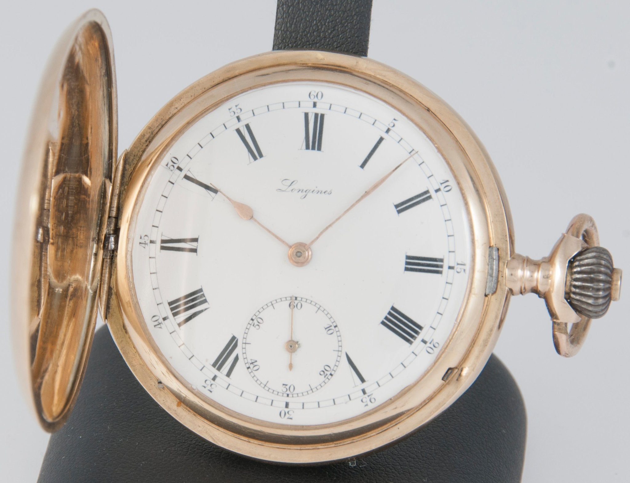 Longines Pocket Watch 5 Grands Prix Paris Yellow Gold 18k Caliber 19.74 - Mayka Jewels