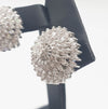 Pendientes años 40 en oro blanco 18k con brillantes 2.30 quilates - Mayka Jewels