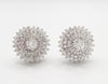 Pendientes años 40 en oro blanco 18k con brillantes 2.30 quilates - Mayka Jewels