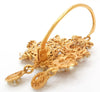 Pendientes antiguos en oro 18k con perlas de Aljófar - Mayka Jewels