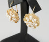 Pendientes antiguos en oro 18k con perlas naturales - Mayka Jewels