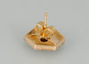 Pendientes antiguos en oro 18k con rubí - Mayka Jewels