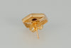 Pendientes antiguos en oro 18k con rubí - Mayka Jewels