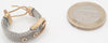 Pendientes de diseño en oro 18k y acero - Mayka Jewels