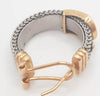 Pendientes de diseño en oro 18k y acero - Mayka Jewels