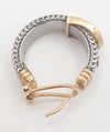 Pendientes de diseño en oro 18k y acero - Mayka Jewels