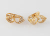 Pendientes en oro 18k con brillantes - Mayka Jewels