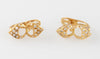Pendientes en oro 18k con brillantes - Mayka Jewels