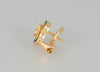 Pendientes en oro 18k con brillantes - Mayka Jewels