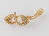 Pendientes en oro 18k con brillantes - Mayka Jewels