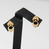 Pendientes en oro 18k con brillantes - Mayka Jewels