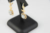 Pendientes en oro 18k con topacio azul - Mayka Jewels