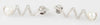 Pendientes en oro blanco 18k con perla y brillantes - Mayka Jewels