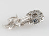 Pendientes en oro blanco 18k con zafiros y brillantes - Mayka Jewels