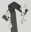 Pendientes en oro blanco 18k y 0.87ct brillantes - Mayka Jewels