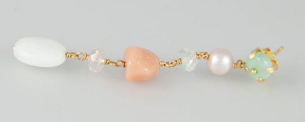 Pendientes Tous en oro 18k con perlas y cuarzos - Mayka Jewels