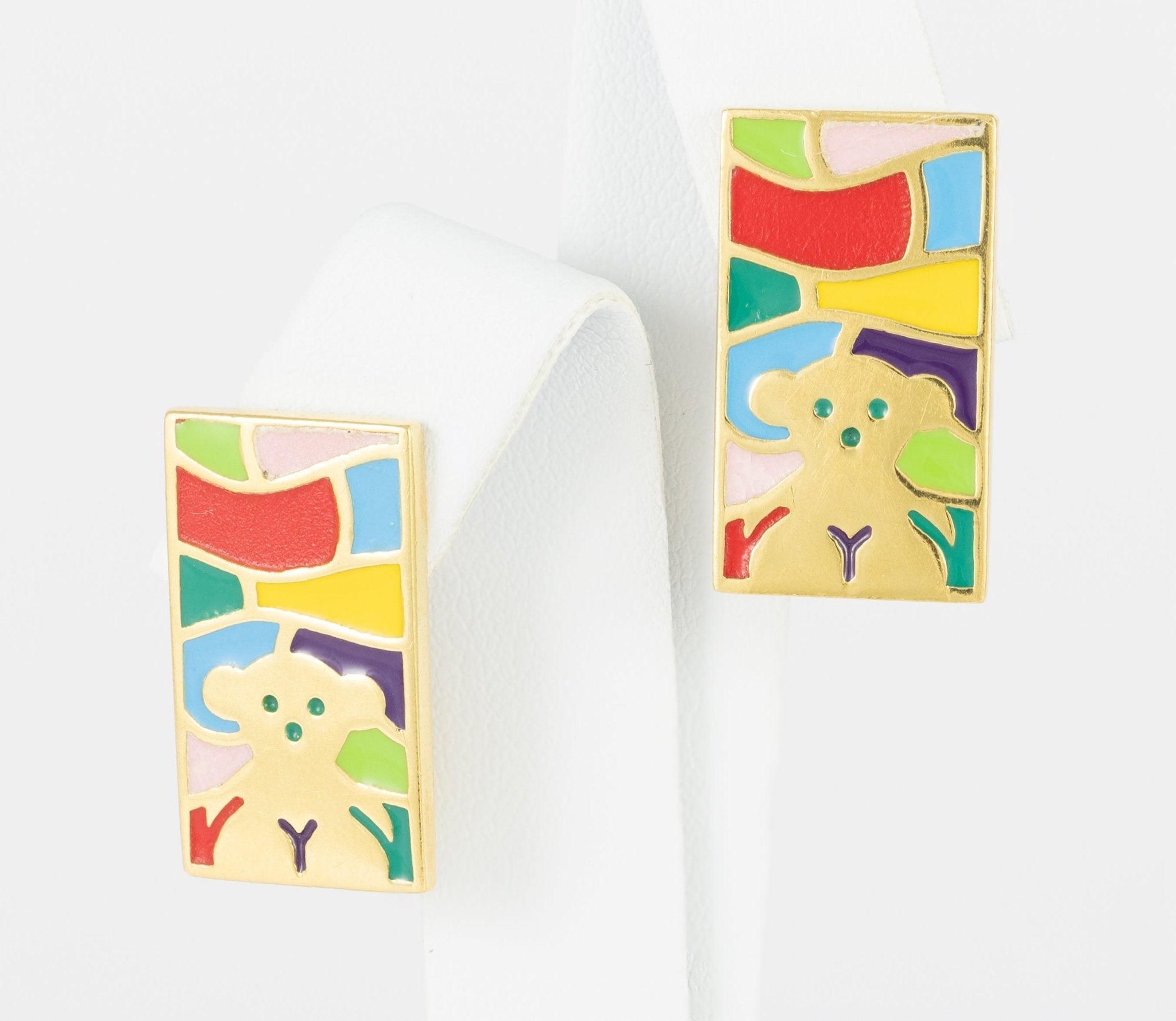 Pendientes Tous en oro amarillo 18k - Mayka Jewels