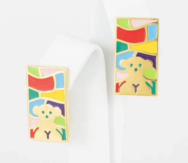 Pendientes Tous en oro amarillo 18k - Mayka Jewels