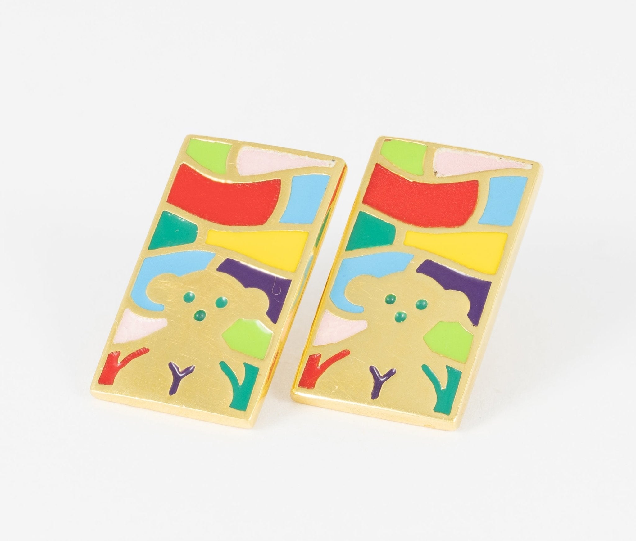 Pendientes Tous en oro amarillo 18k - Mayka Jewels