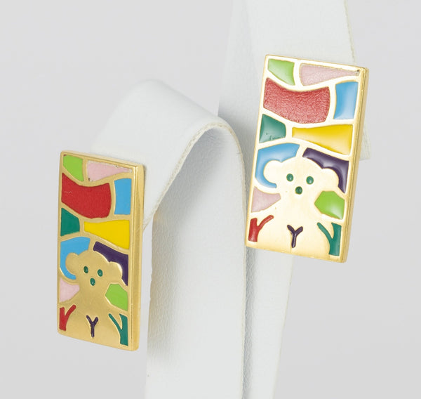 Pendientes Tous en oro amarillo 18k - Mayka Jewels