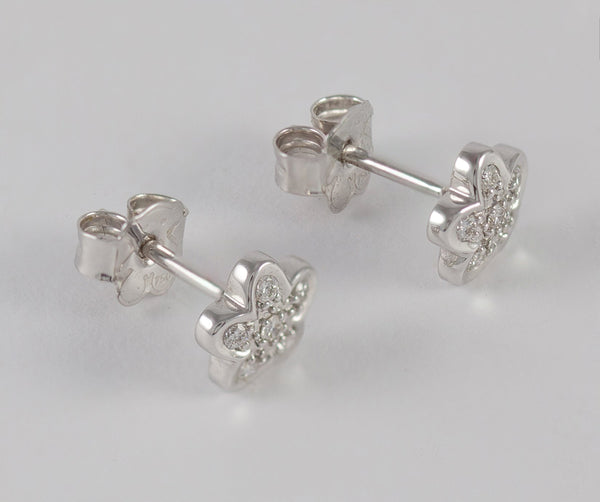 Pendientes Tous en oro blanco 18k y brillantes - Mayka Jewels