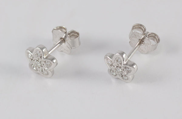 Pendientes Tous en oro blanco 18k y brillantes - Mayka Jewels