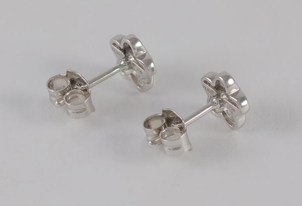Pendientes Tous en oro blanco 18k y brillantes - Mayka Jewels