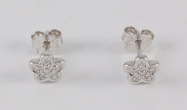 Pendientes Tous en oro blanco 18k y brillantes - Mayka Jewels