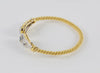 Pulsera antigua en oro amarillo 18k con zafiros y brillantes - Mayka Jewels