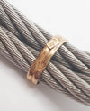 Pulsera de diseño en oro 18k y acero - Mayka Jewels