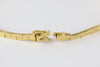 Pulsera de oro amarillo 18k con brillantes y zafiros - Mayka Jewels