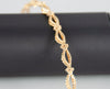 Pulsera en oro 18k con brillantes - Mayka Jewels