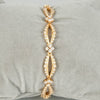 Pulsera en oro 18k con brillantes - Mayka Jewels