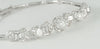 Pulsera en oro blanco 18k y 1.24ct brillantes - Mayka Jewels