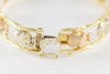 Pulsera Graziella de oro amarillo y rosa 18k con elefantes - Mayka Jewels