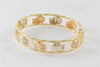 Pulsera Graziella de oro amarillo y rosa 18k con elefantes - Mayka Jewels