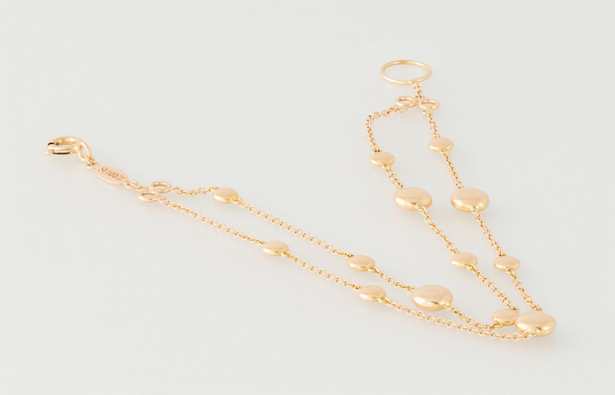 Pulsera Suarez de oro rosa 18k - Mayka Jewels