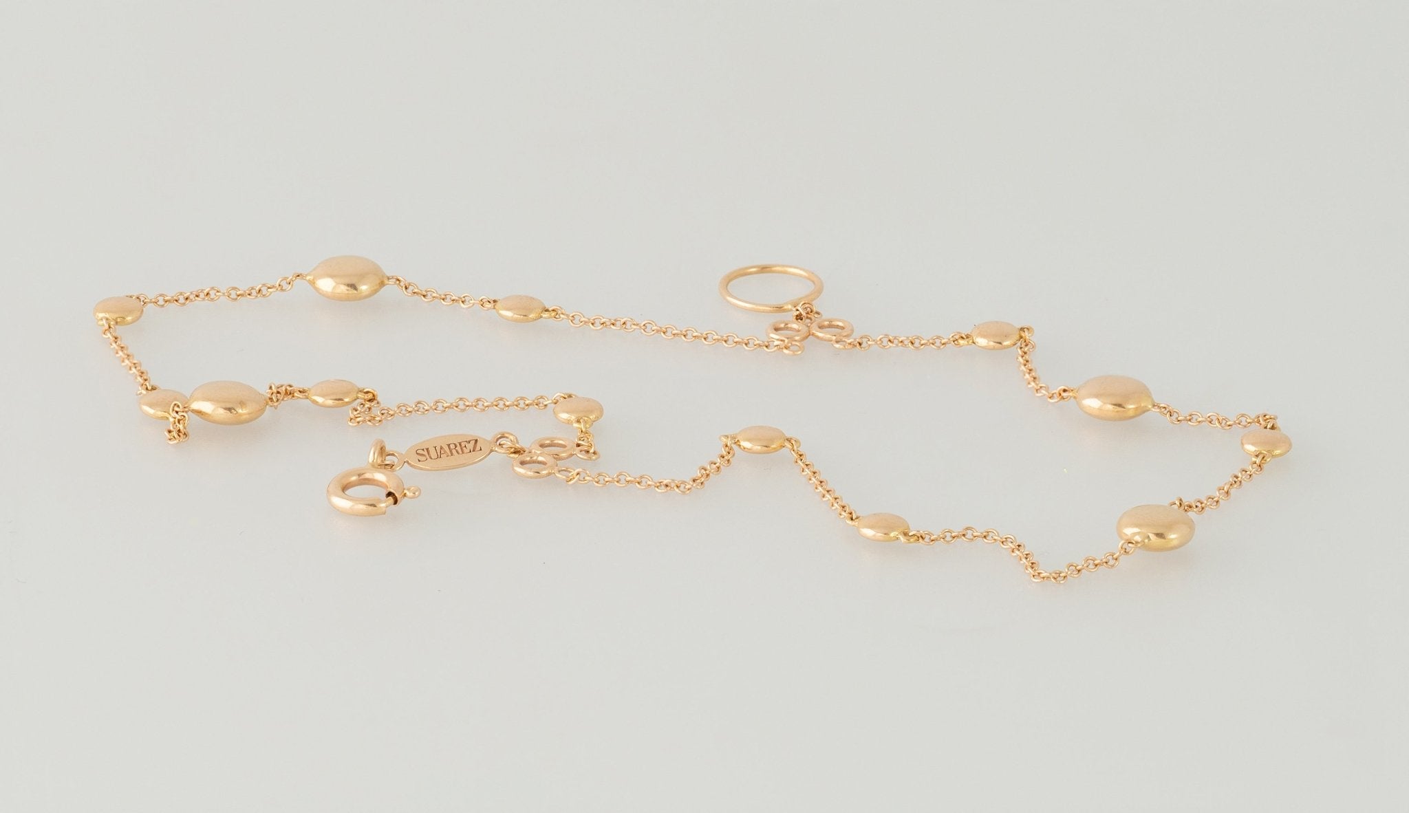 Pulsera Suarez de oro rosa 18k - Mayka Jewels