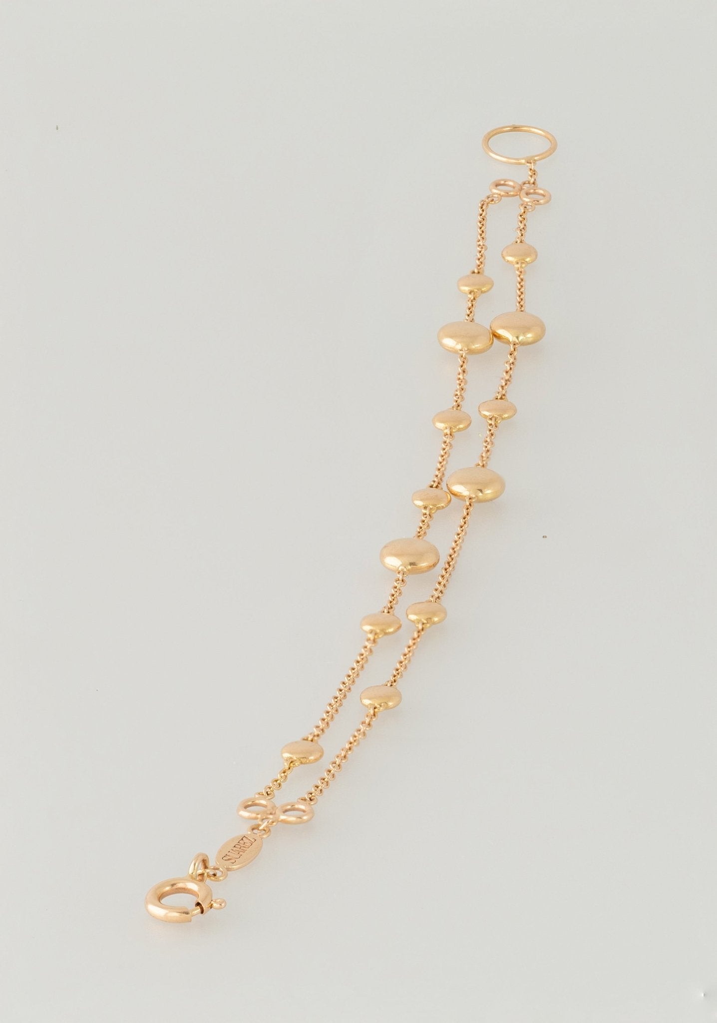 Pulsera Suarez de oro rosa 18k - Mayka Jewels