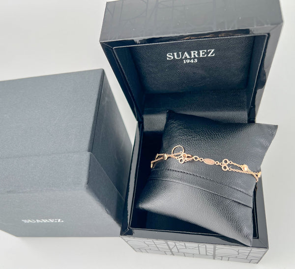 Pulsera Suarez de oro rosa 18k - Mayka Jewels