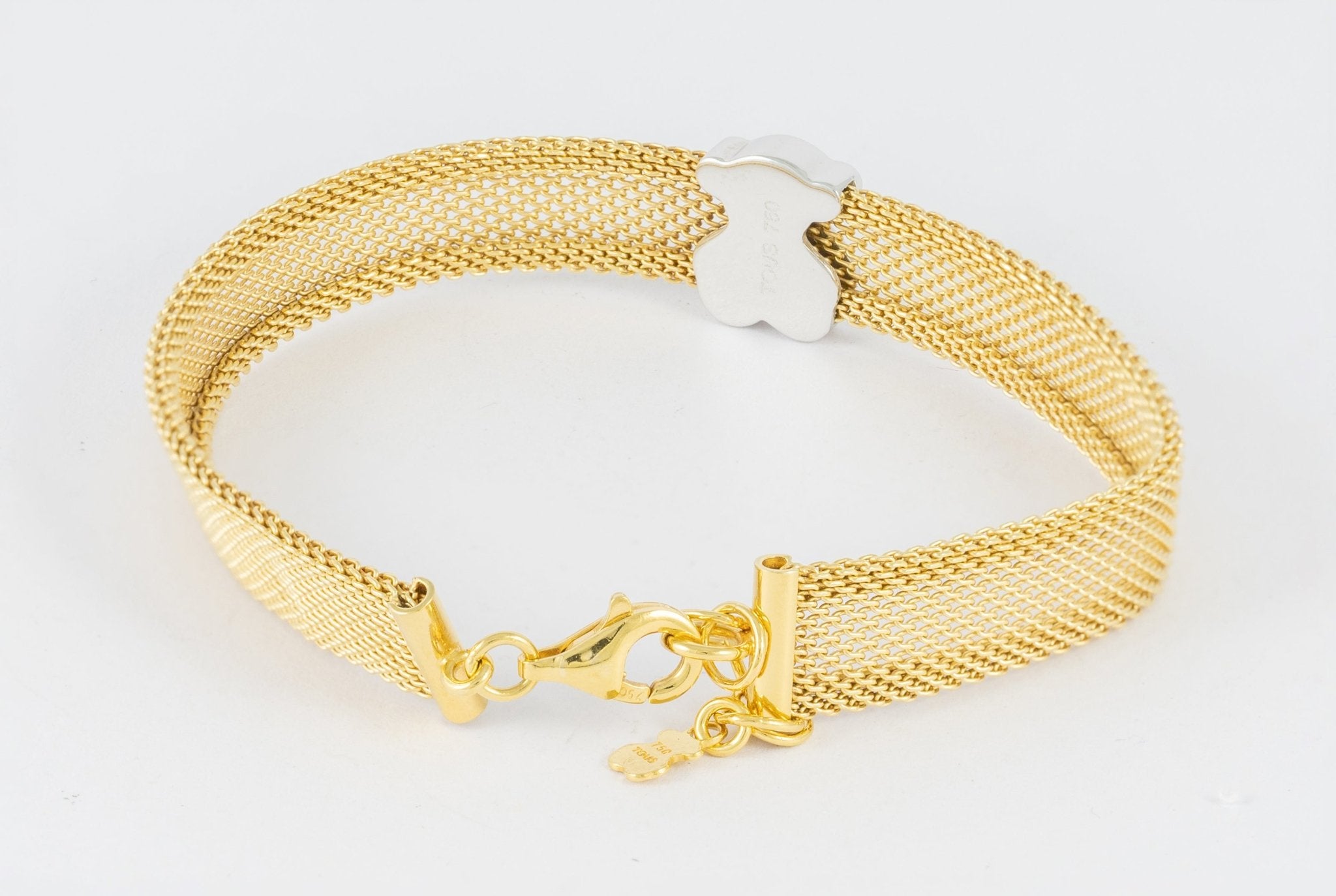 Pulsera Tous en oro amarillo 18k con diamantes - Mayka Jewels