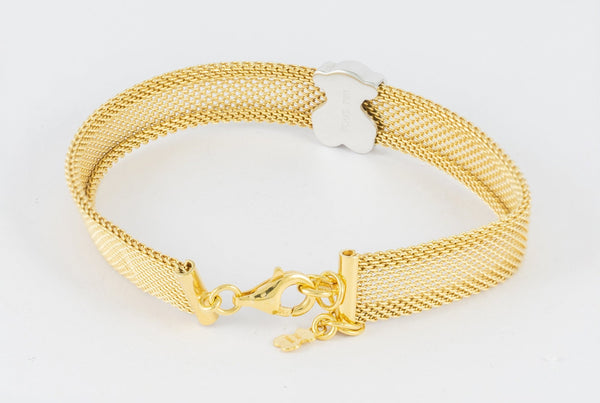 Pulsera Tous en oro amarillo 18k con diamantes - Mayka Jewels