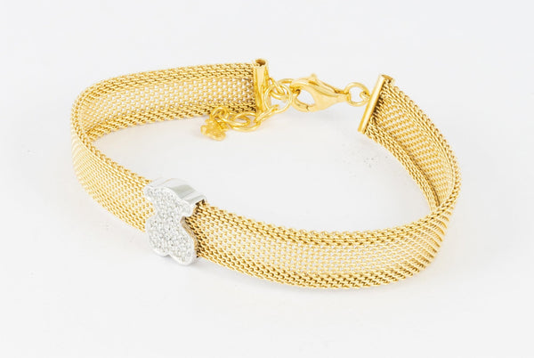 Pulsera Tous en oro amarillo 18k con diamantes - Mayka Jewels