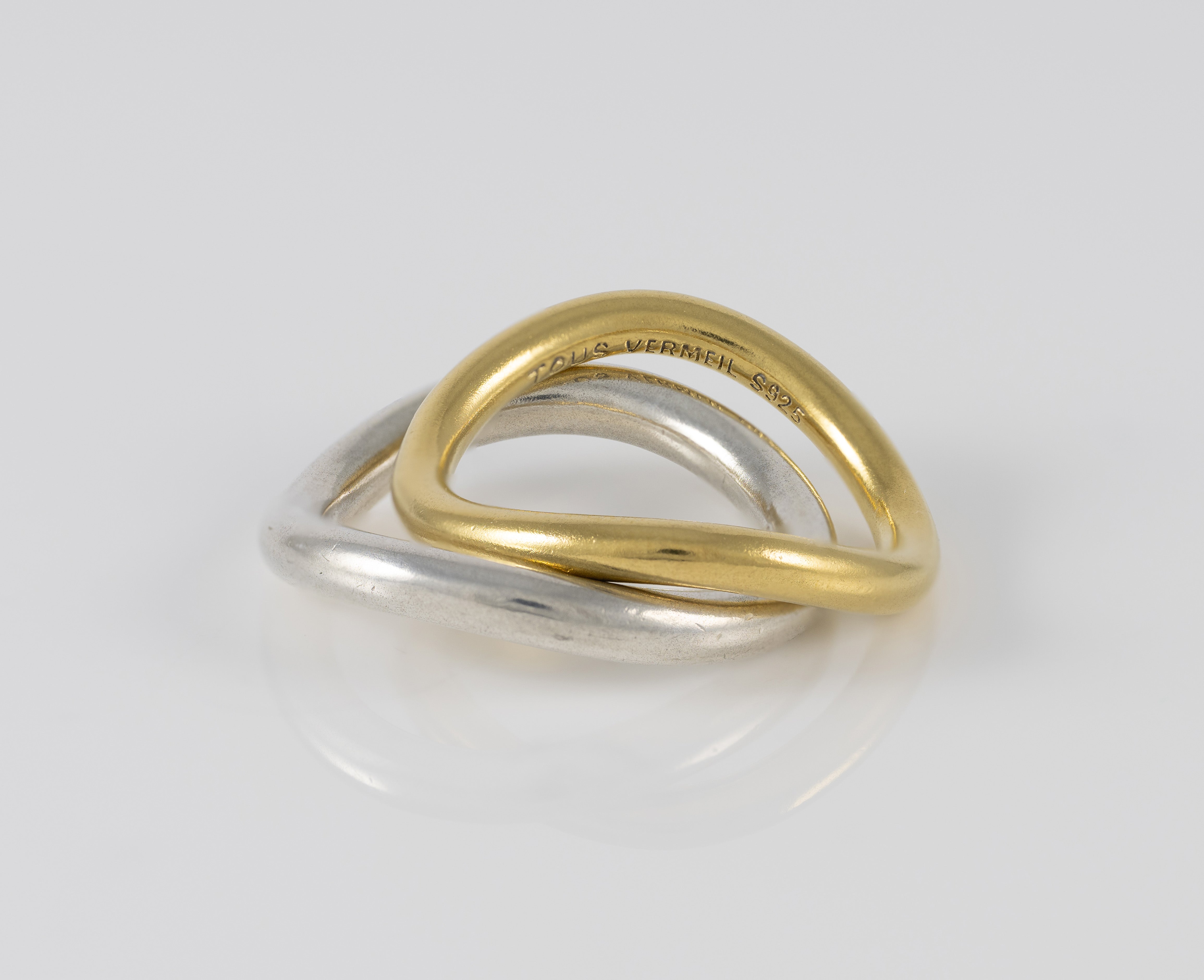 Pack de Anillos Tous plata 925 Hav Bicolor