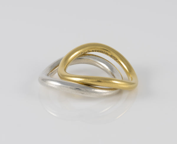 Pack de Anillos Tous plata 925 Hav Bicolor