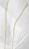 Cadena cordón oro amarillo 18k 60cm