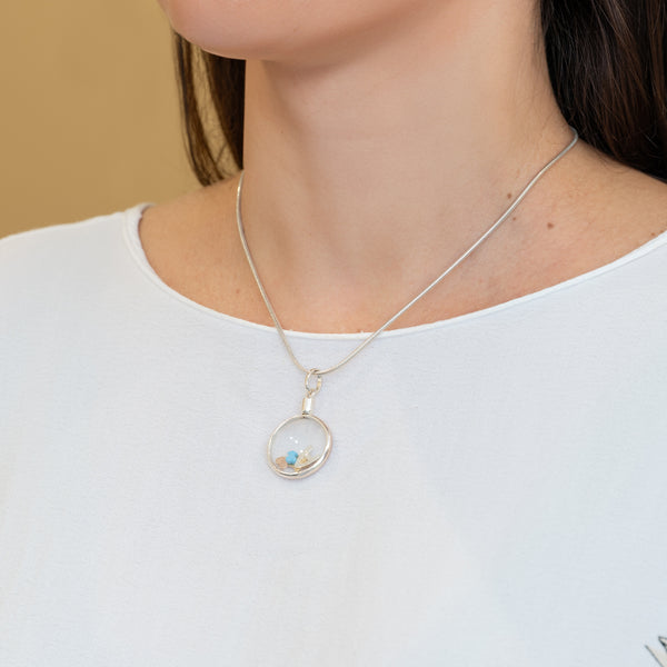 Cadena con colgante personalizado Tous letra A en plata 925